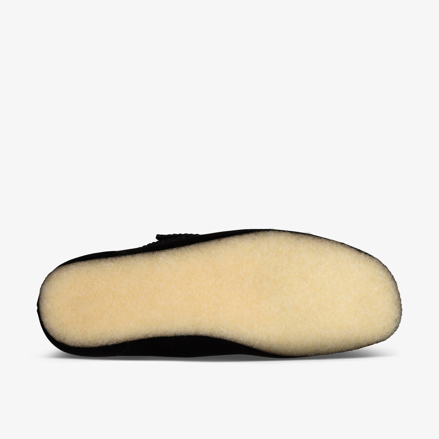 wallabee laars - zwart suède
